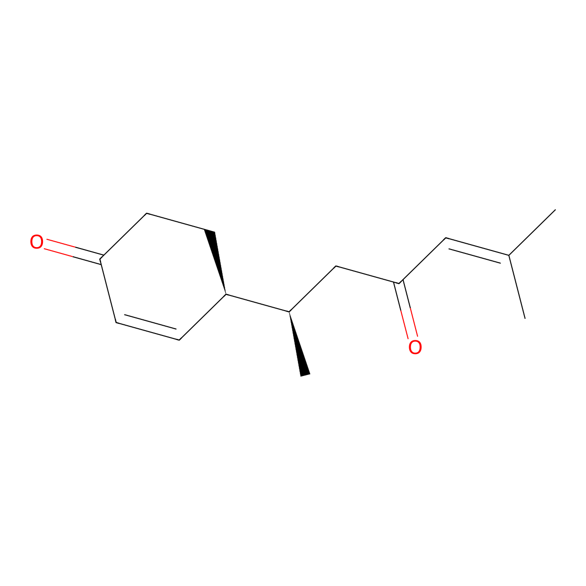 4-(6-Methyl-4-oxohept-5-en-2-yl)cyclohex-2-en-1-one molecular structure, CAS 170380-68-4