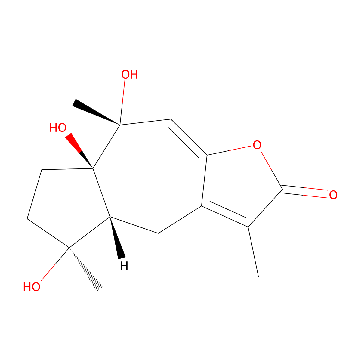 Zedoalactone B molecular structure, CAS 170384-81-3
