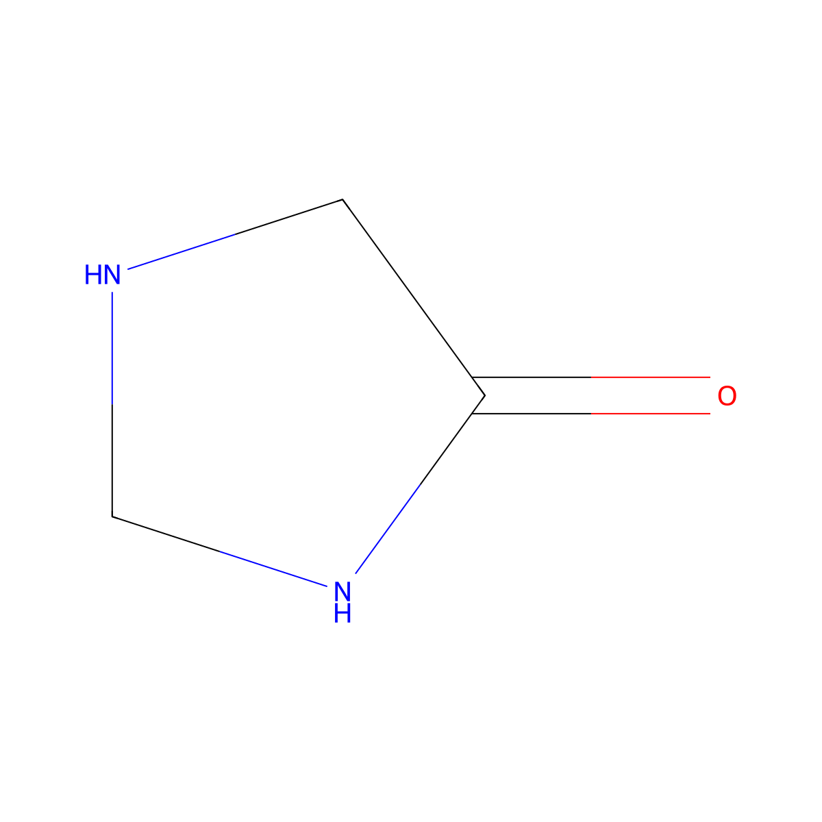 4-Imidazolidinone molecular structure, CAS 1704-79-6