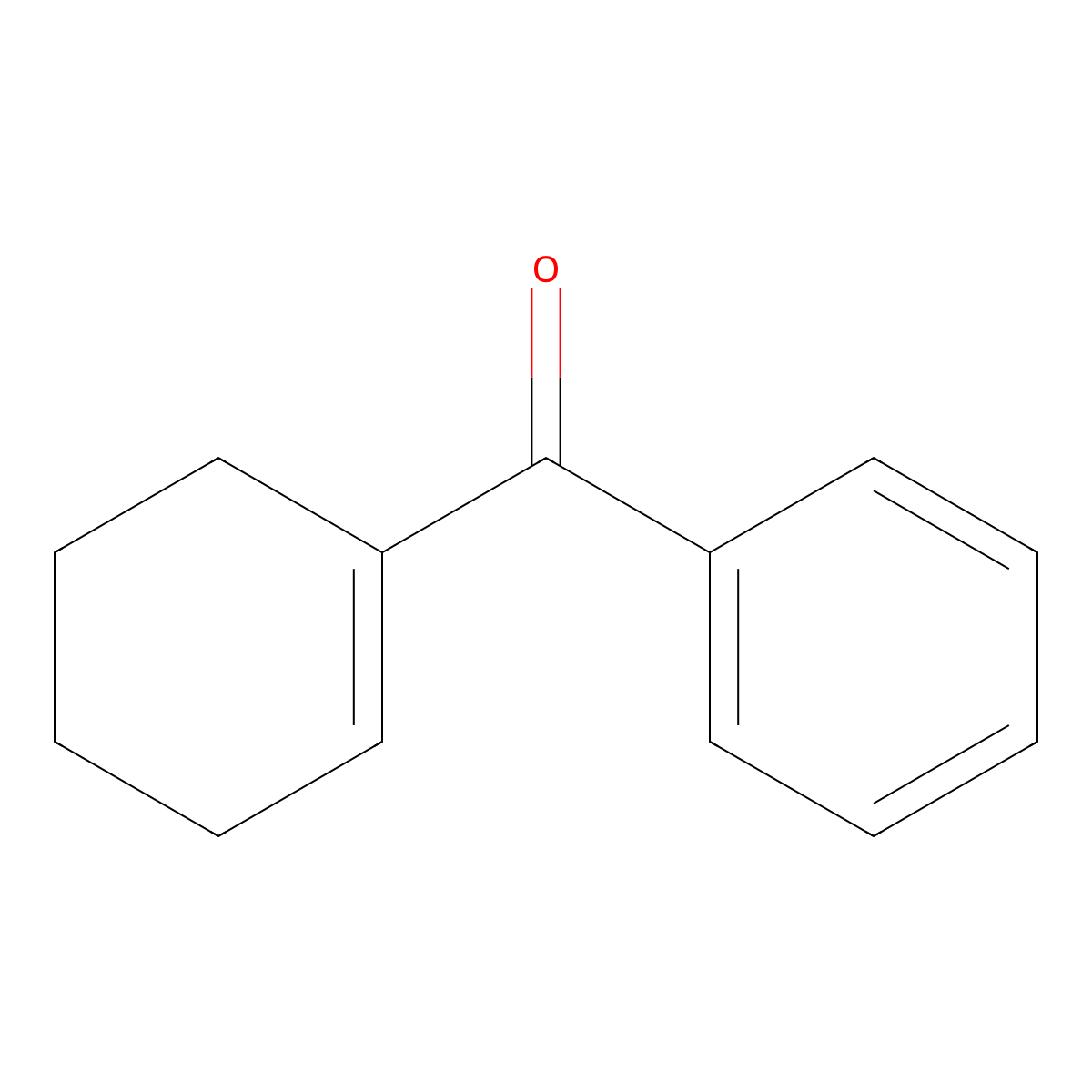 1-Cyclohexenyl phenyl ketone molecular structure, CAS 17040-65-2