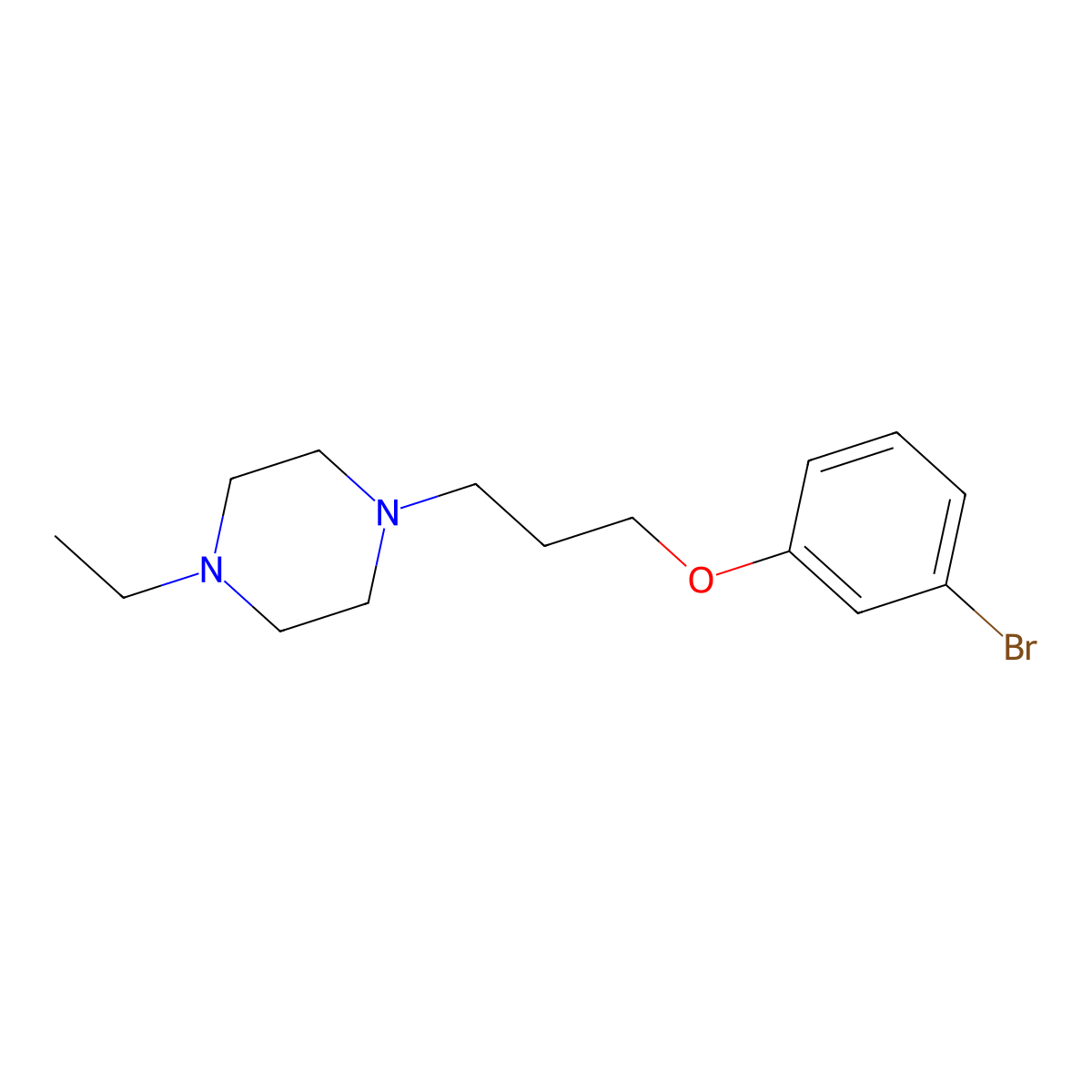 1-(3-(3-Bromophenoxy)propyl)-4-ethylpiperazine molecular structure, CAS 1704069-25-9