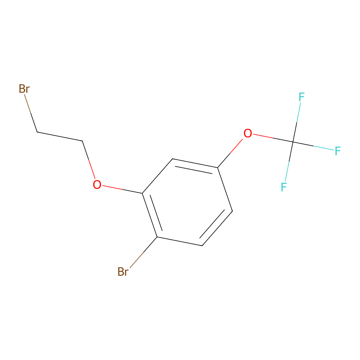 1-Bromo-2-(2-bromoethoxy)-4-(trifluoromethoxy)benzene molecular structure, CAS 1704095-53-3