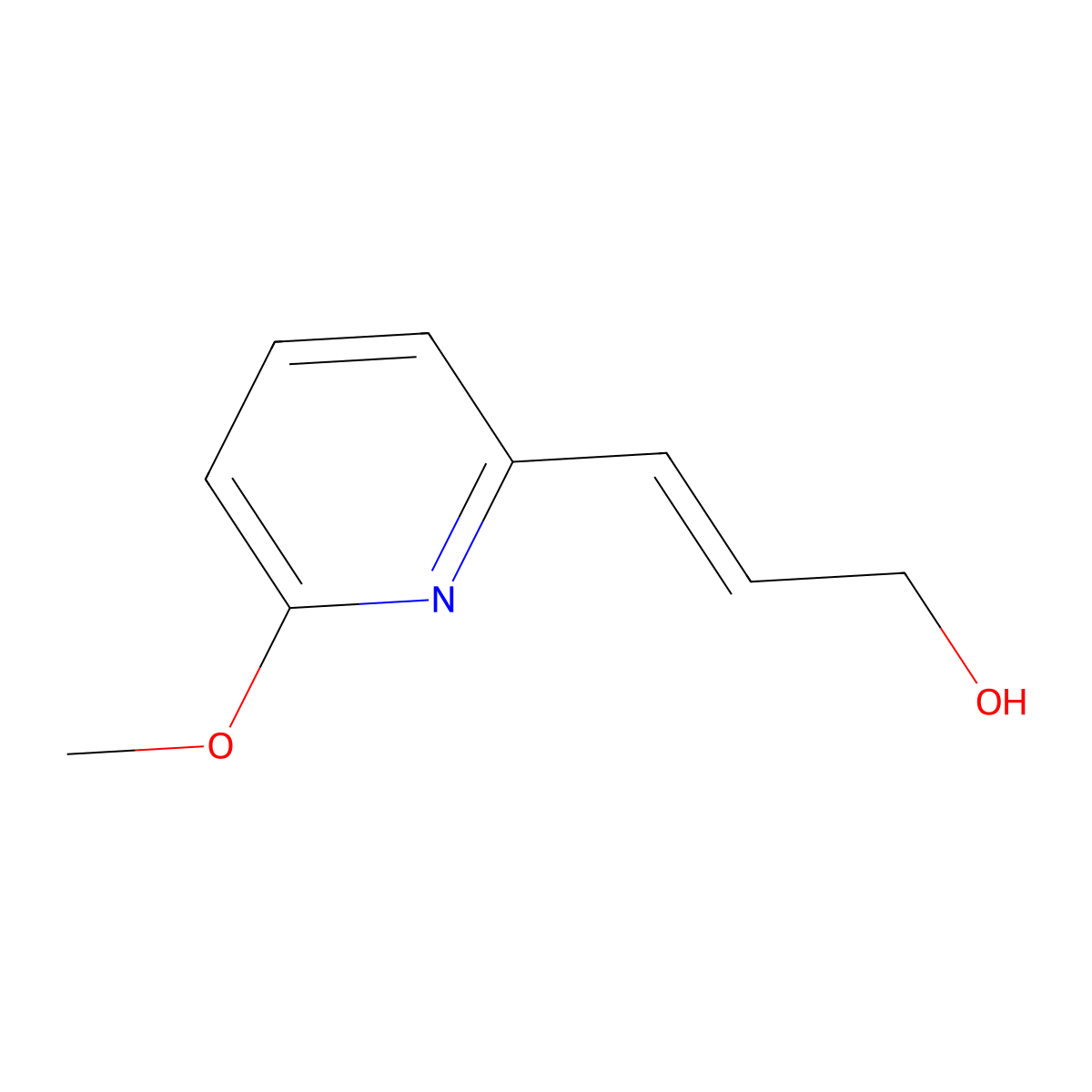 3-(6-Methoxypyridin-2-yl)prop-2-en-1-ol molecular structure, CAS 1704232-66-5