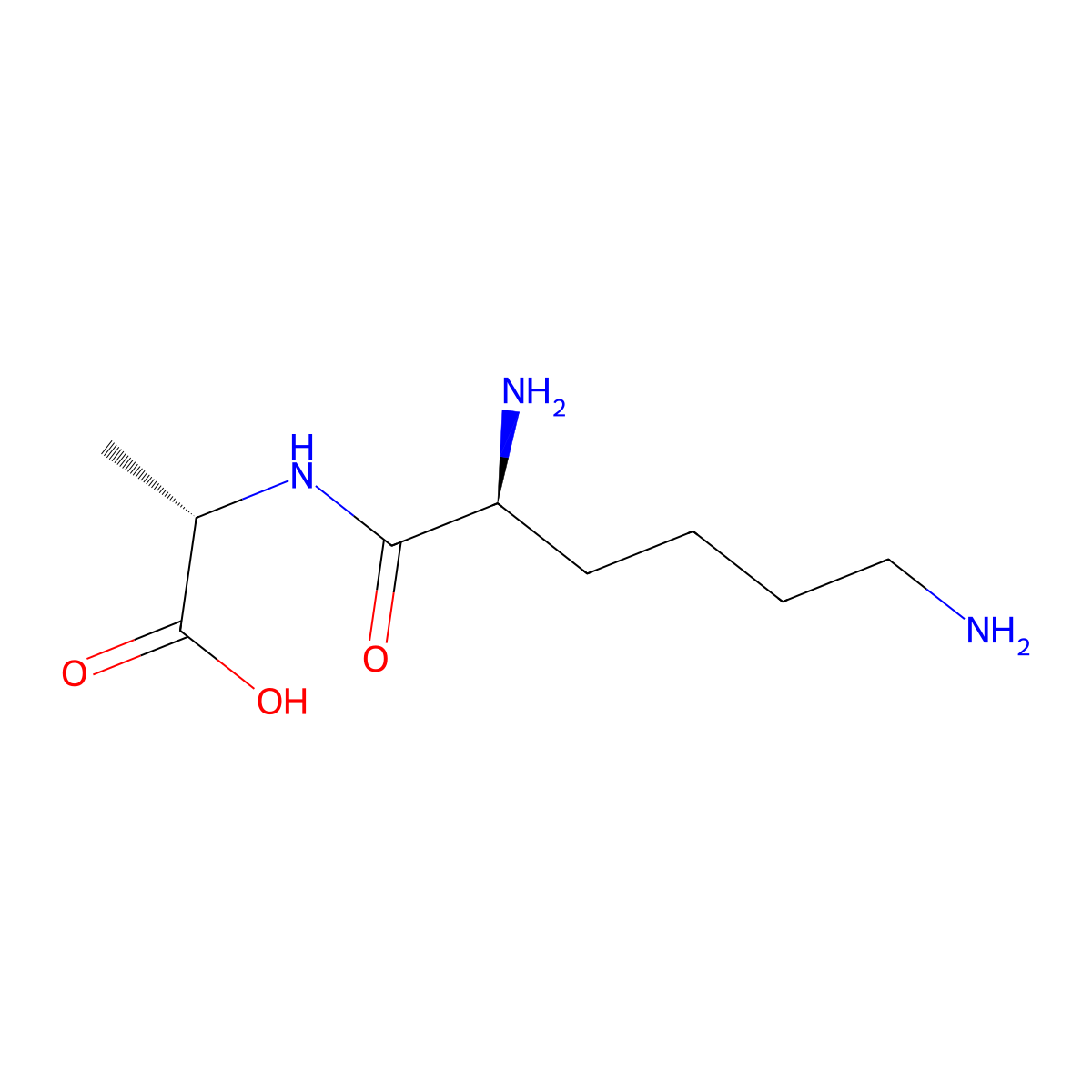 Lys-Ala molecular structure, CAS 17043-71-9