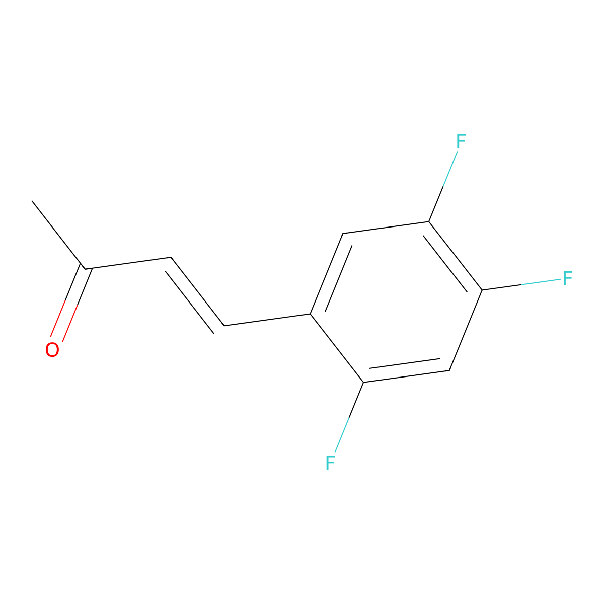 4-(2,4,5-Trifluorophenyl)but-3-en-2-one molecular structure, CAS 1704431-78-6