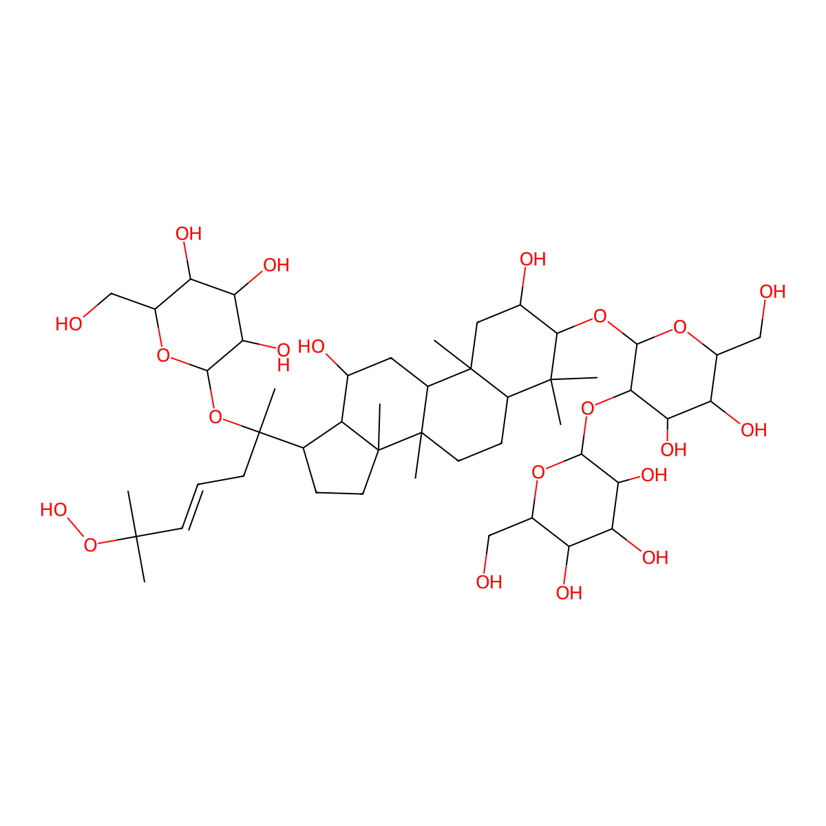 Gypenoside GD5 molecular structure, CAS 1704440-94-7