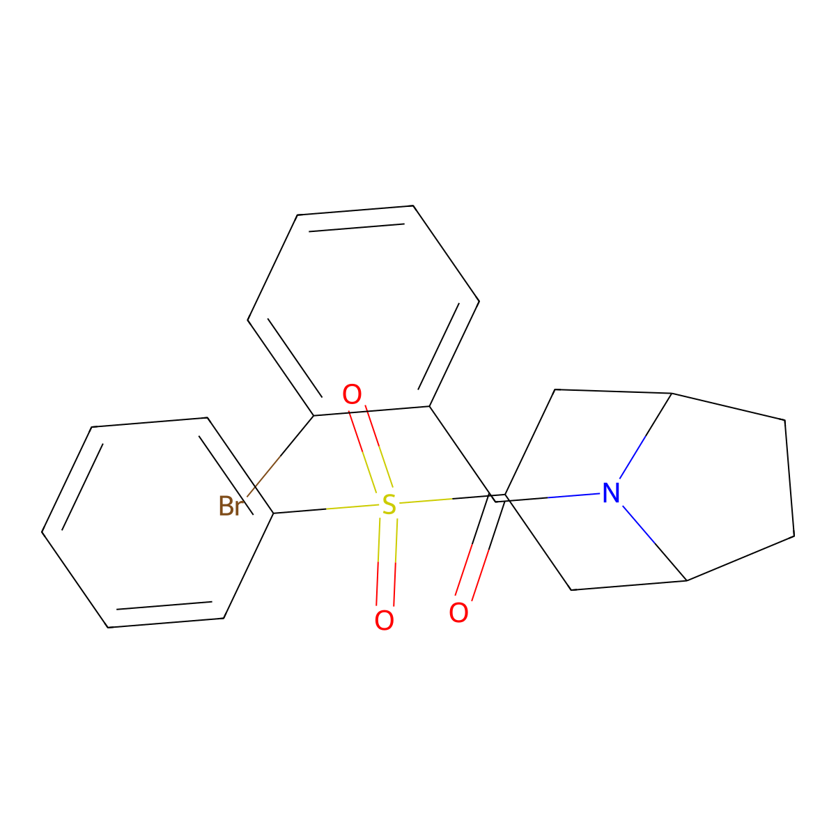 (2-bromophenyl)((1R,5S)-3-(phenylsulfonyl)-8-azabicyclo[3.2.1]octan-8-yl)methanone molecular structure, CAS 1704515-62-7