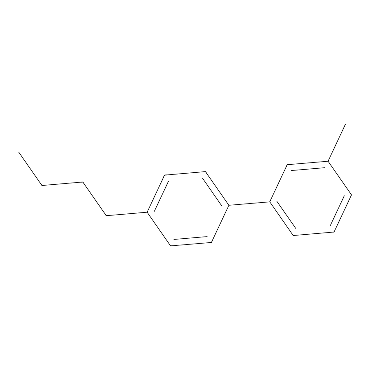 4'-Butyl-3-methyl-1,1'-biphenyl molecular structure, CAS 170455-39-7