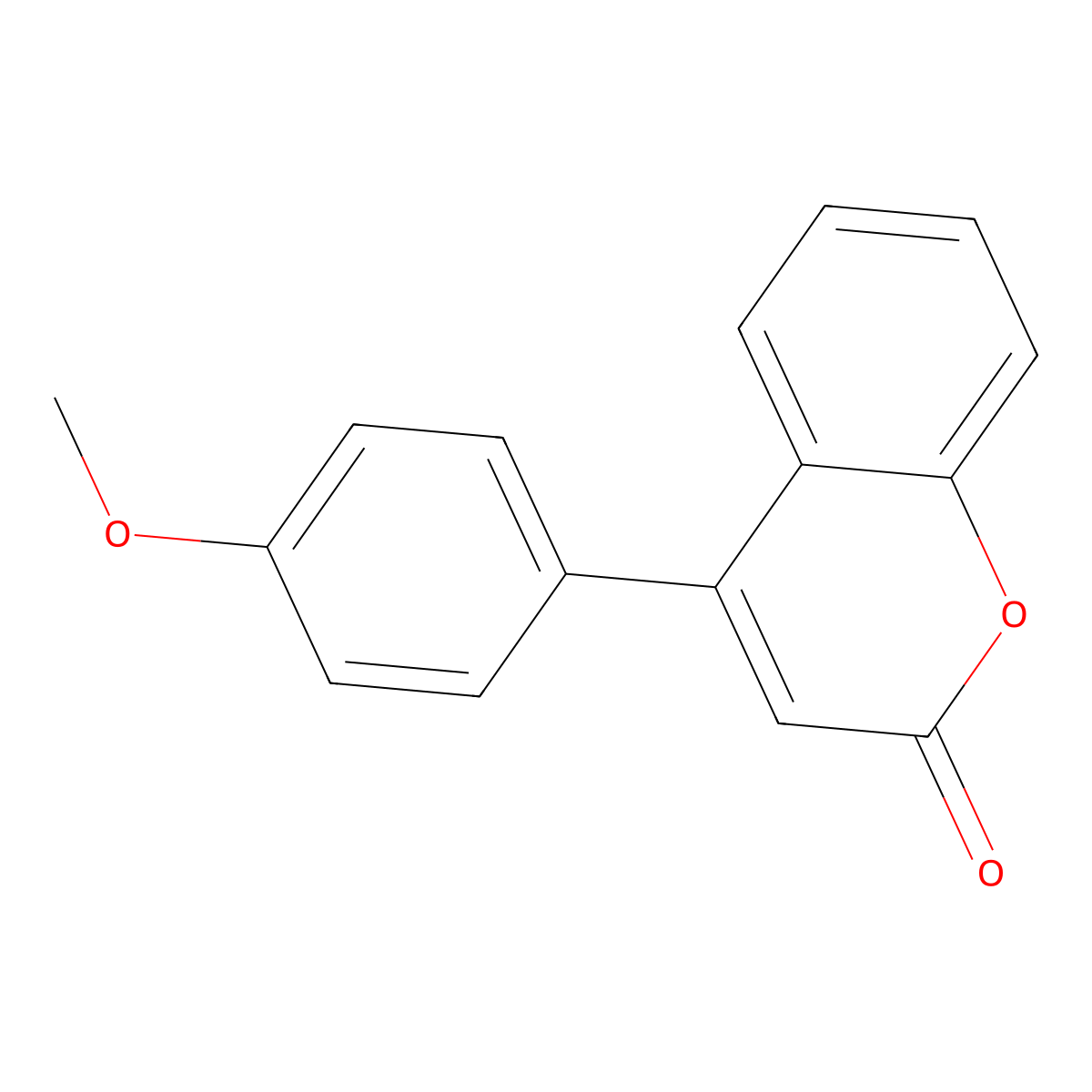 4-(4-Methoxyphenyl)-2H-chromen-2-one molecular structure, CAS 170456-76-5