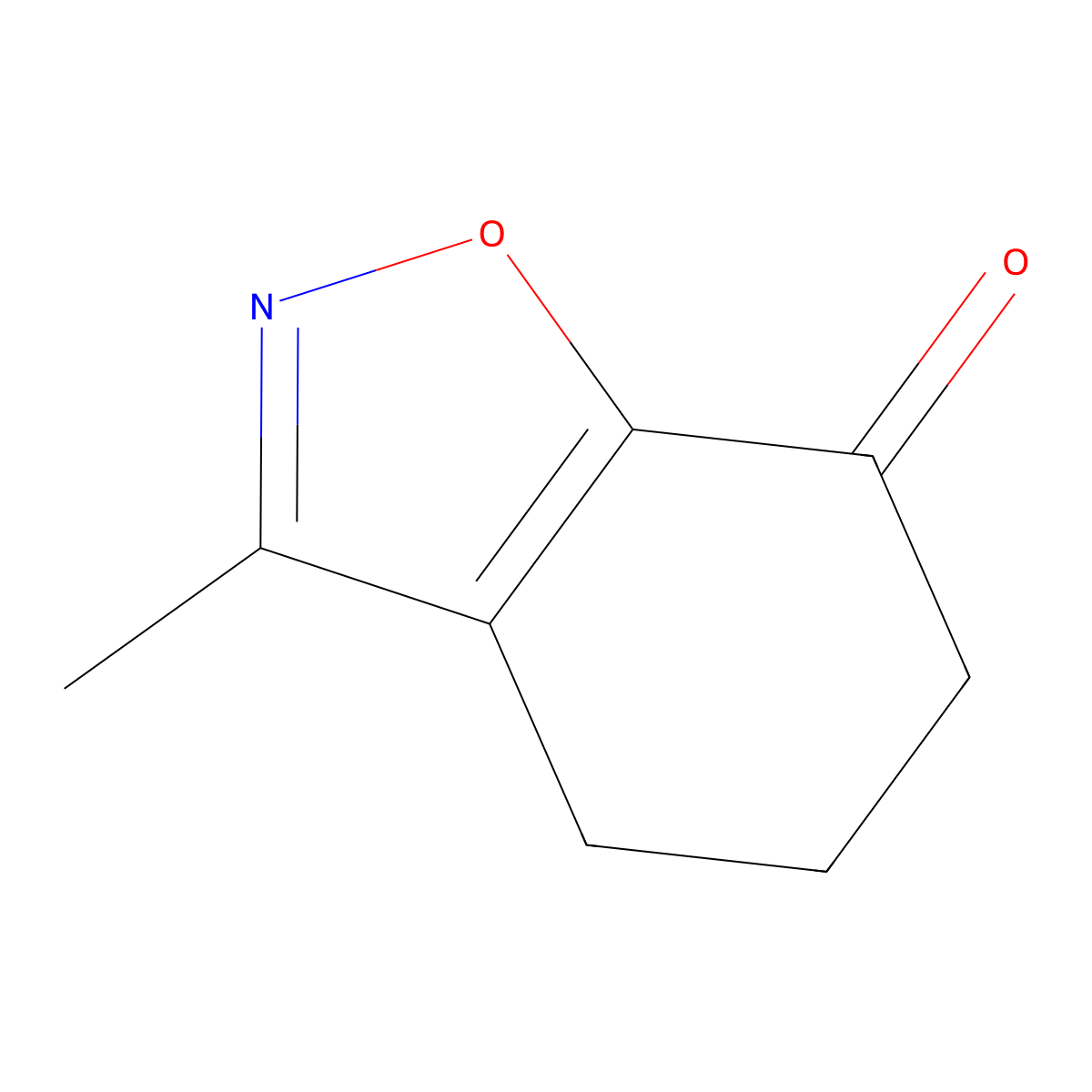 3-Methyl-5,6-dihydrobenzo[d]isoxazol-7(4H)-one molecular structure, CAS 170487-35-1