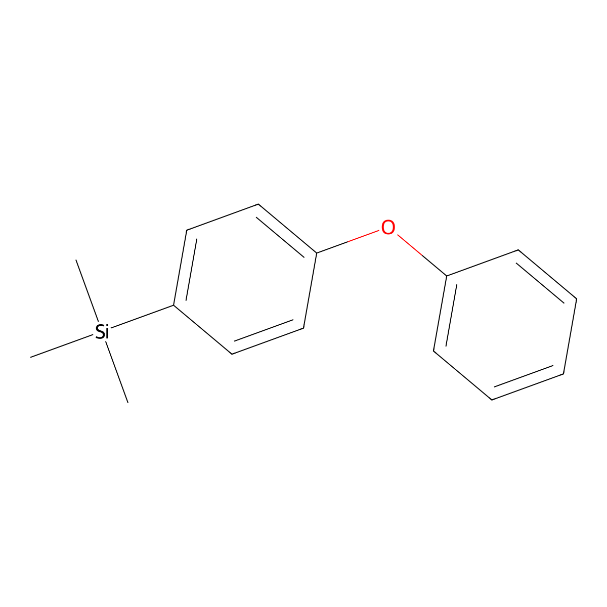 1-(Trimethylsilyl)-4-phenoxybenzene molecular structure, CAS 17049-41-1