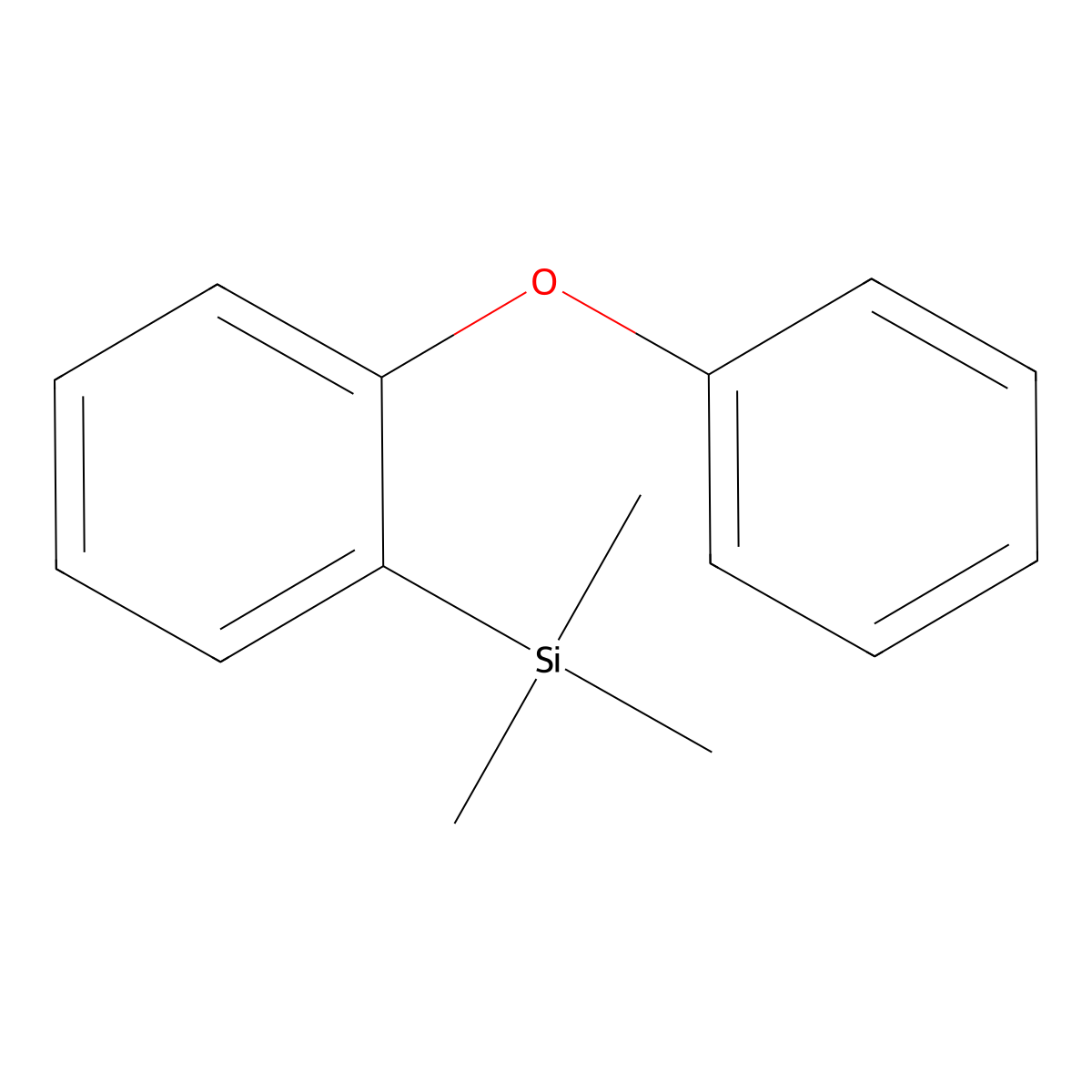 1-Phenoxy-2-(trimethylsilyl)benzene molecular structure, CAS 17049-42-2