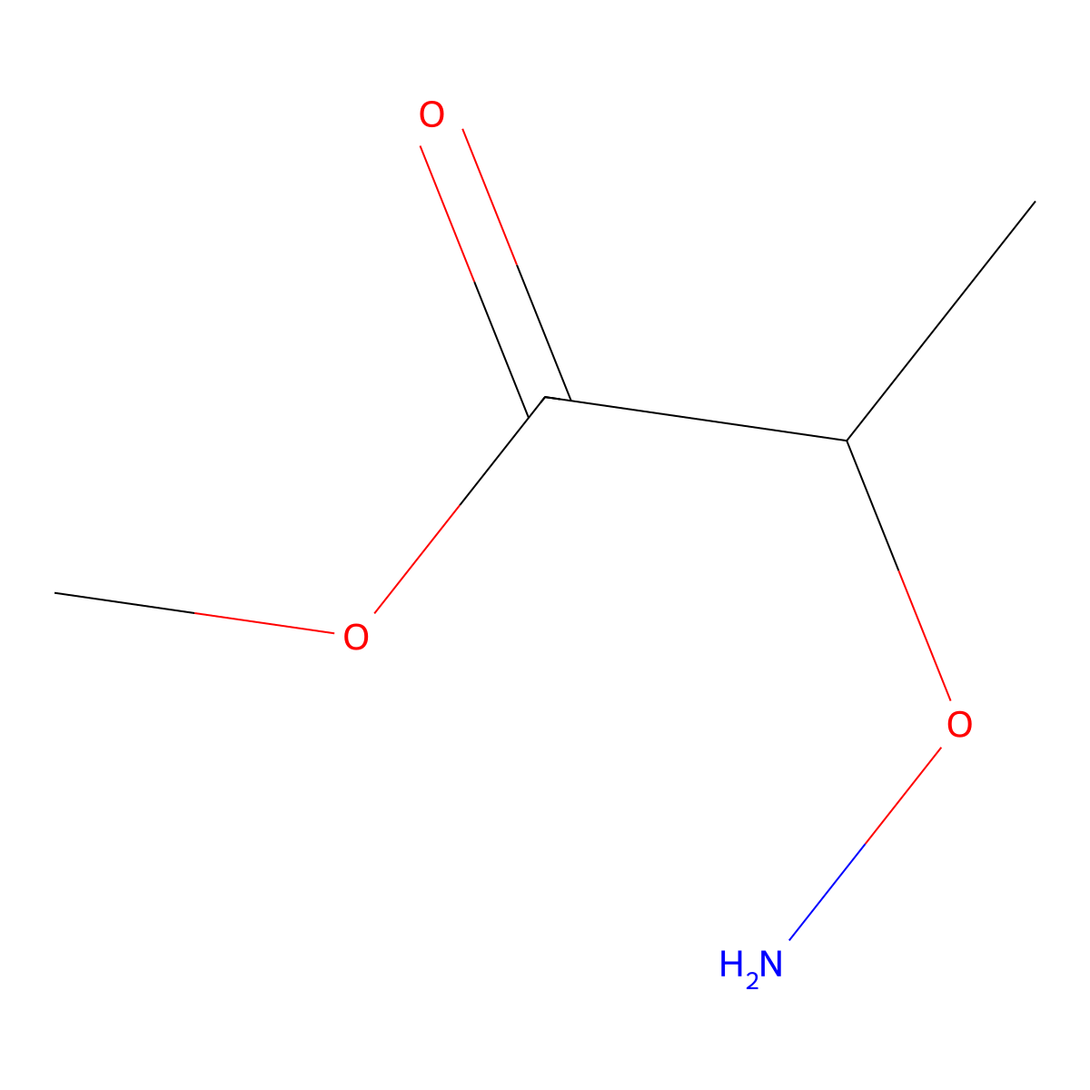 methyl (2S)-2-(aminooxy)propanoate molecular structure, CAS 1704980-36-8