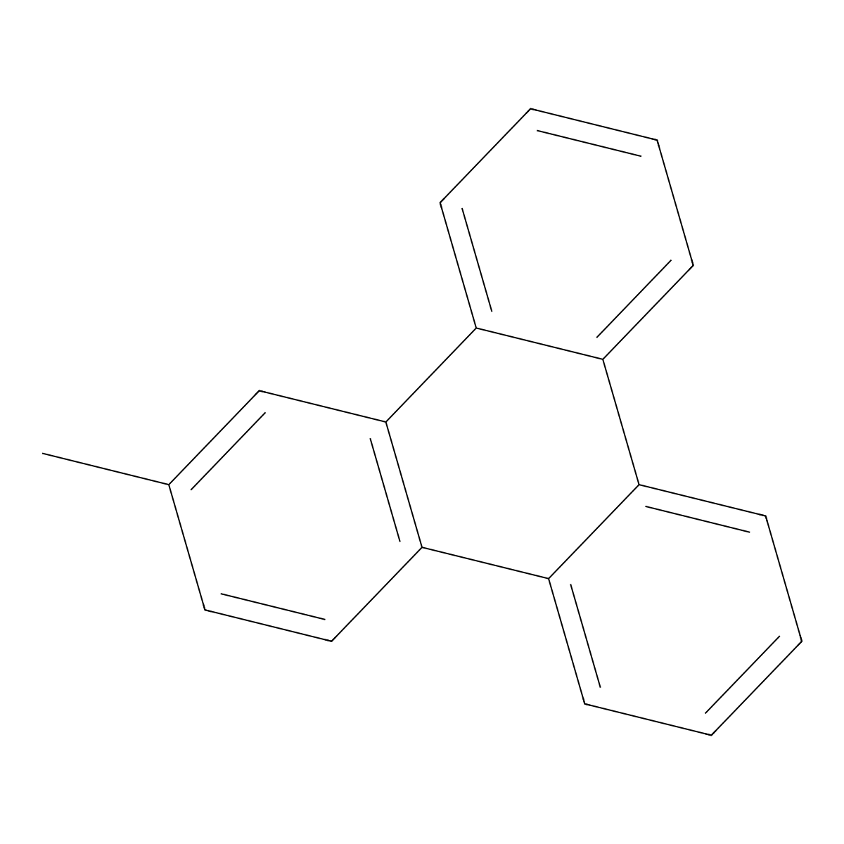 2-Methyltriphenylene molecular structure, CAS 1705-84-6