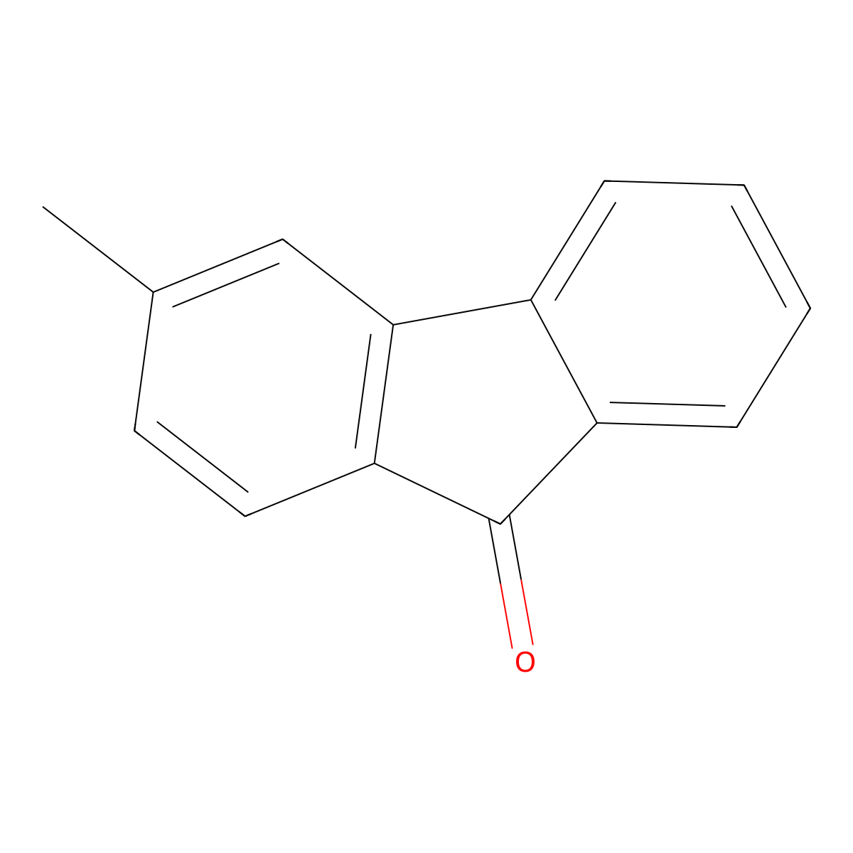 3-Methyl-9-fluorenone molecular structure, CAS 1705-89-1