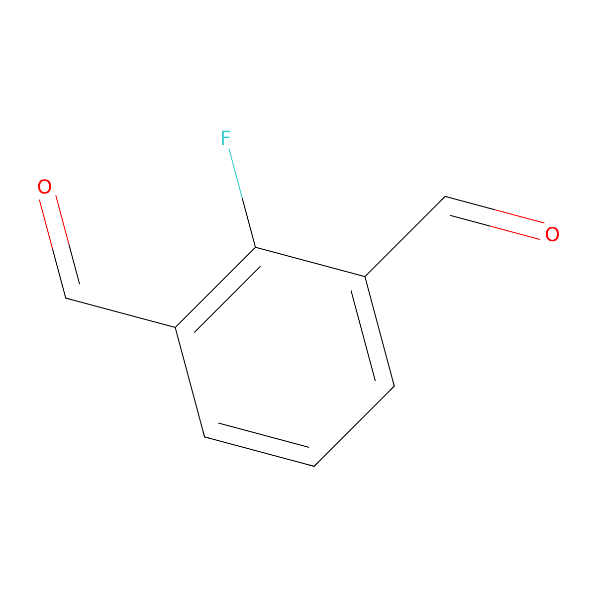2-Fluoroisophthalaldehyde molecular structure, CAS 170502-72-4