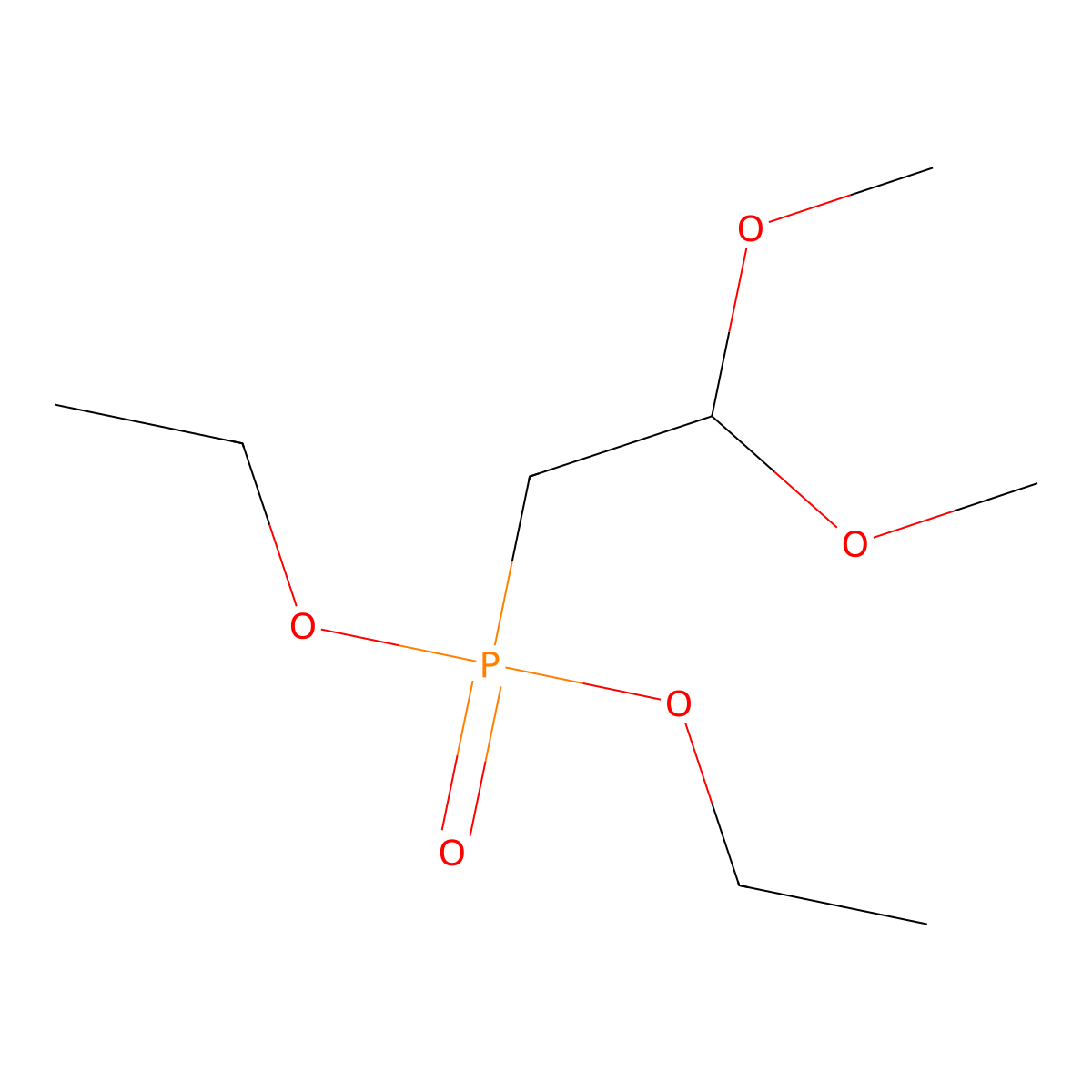 Diethyl (2,2-dimethoxyethyl)phosphonate molecular structure, CAS 17053-13-3