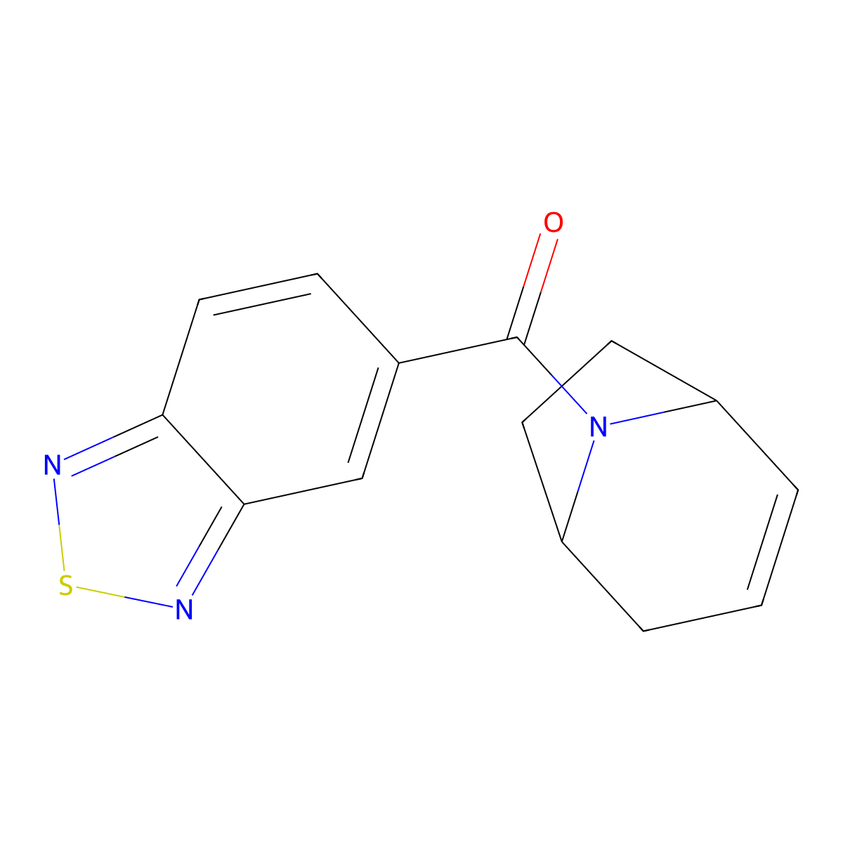 benzo[c][1,2,5]thiadiazol-5-yl((1R,5S)-8-azabicyclo[3.2.1]oct-2-en-8-yl)methanone molecular structure, CAS 1705432-72-9