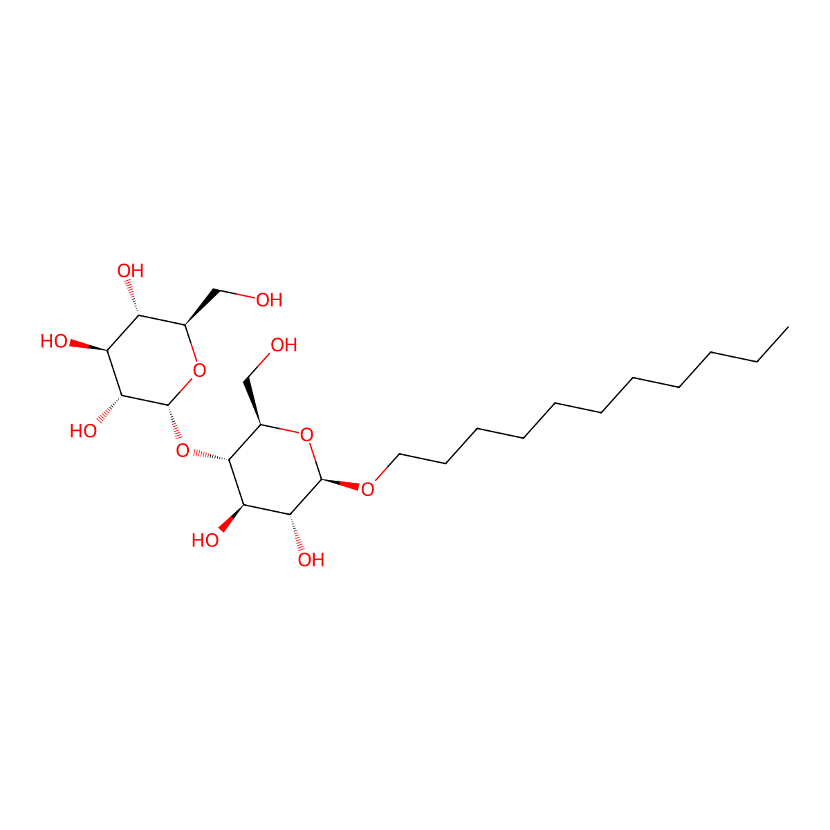 Undecyl-Beta-D-Maltopyranoside molecular structure, CAS 170552-39-3
