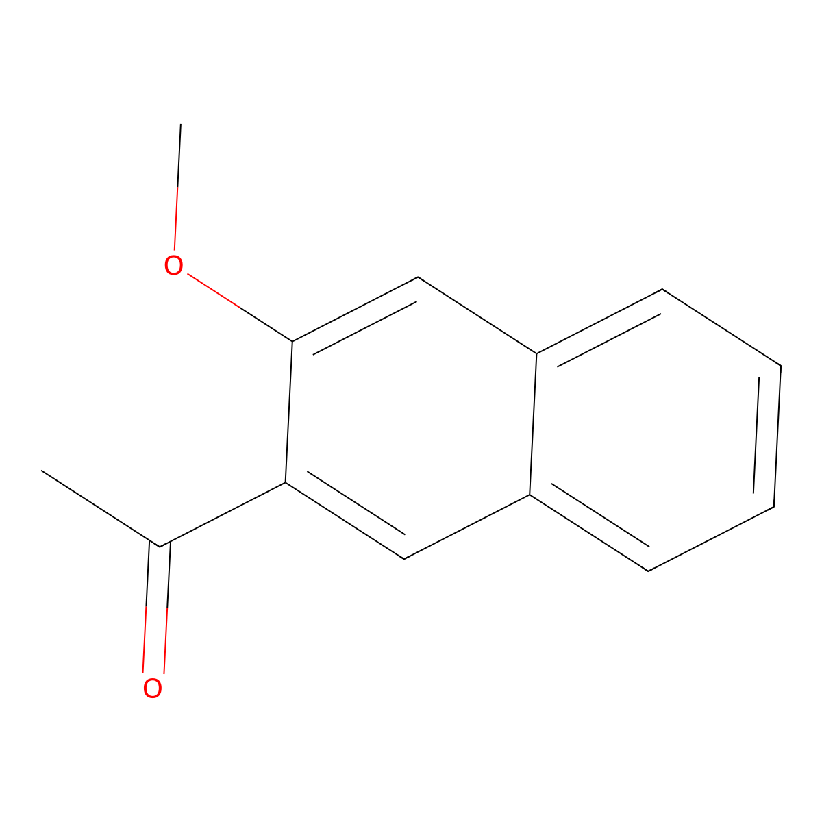 1-(3-Methoxy-2-naphthalenyl)ethanone molecular structure, CAS 17056-94-9