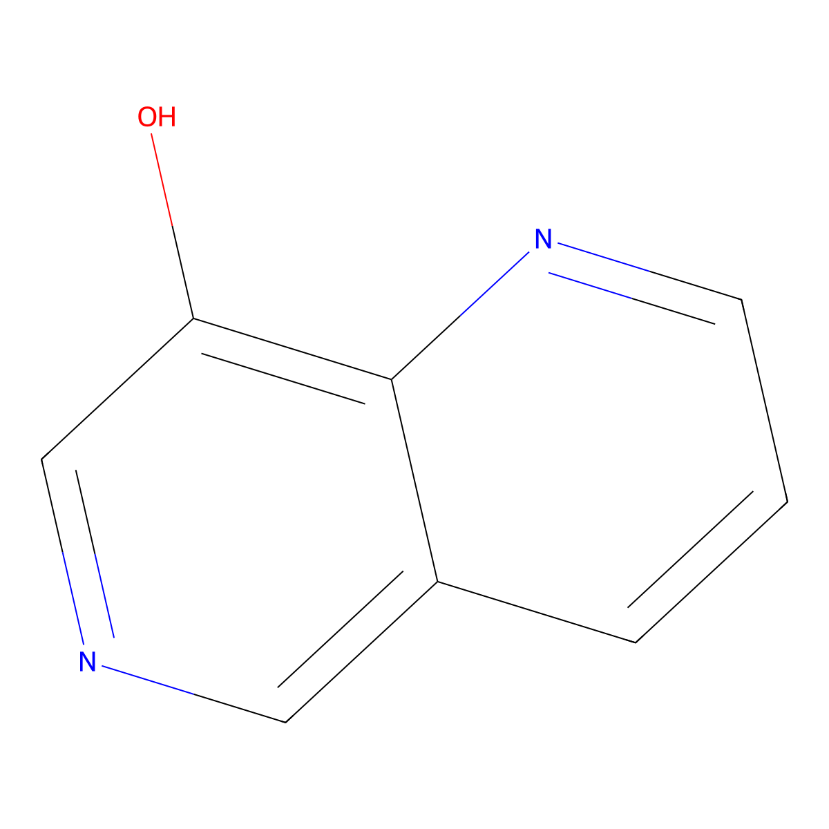 1,6-Naphthyridin-8-ol molecular structure, CAS 17057-00-0