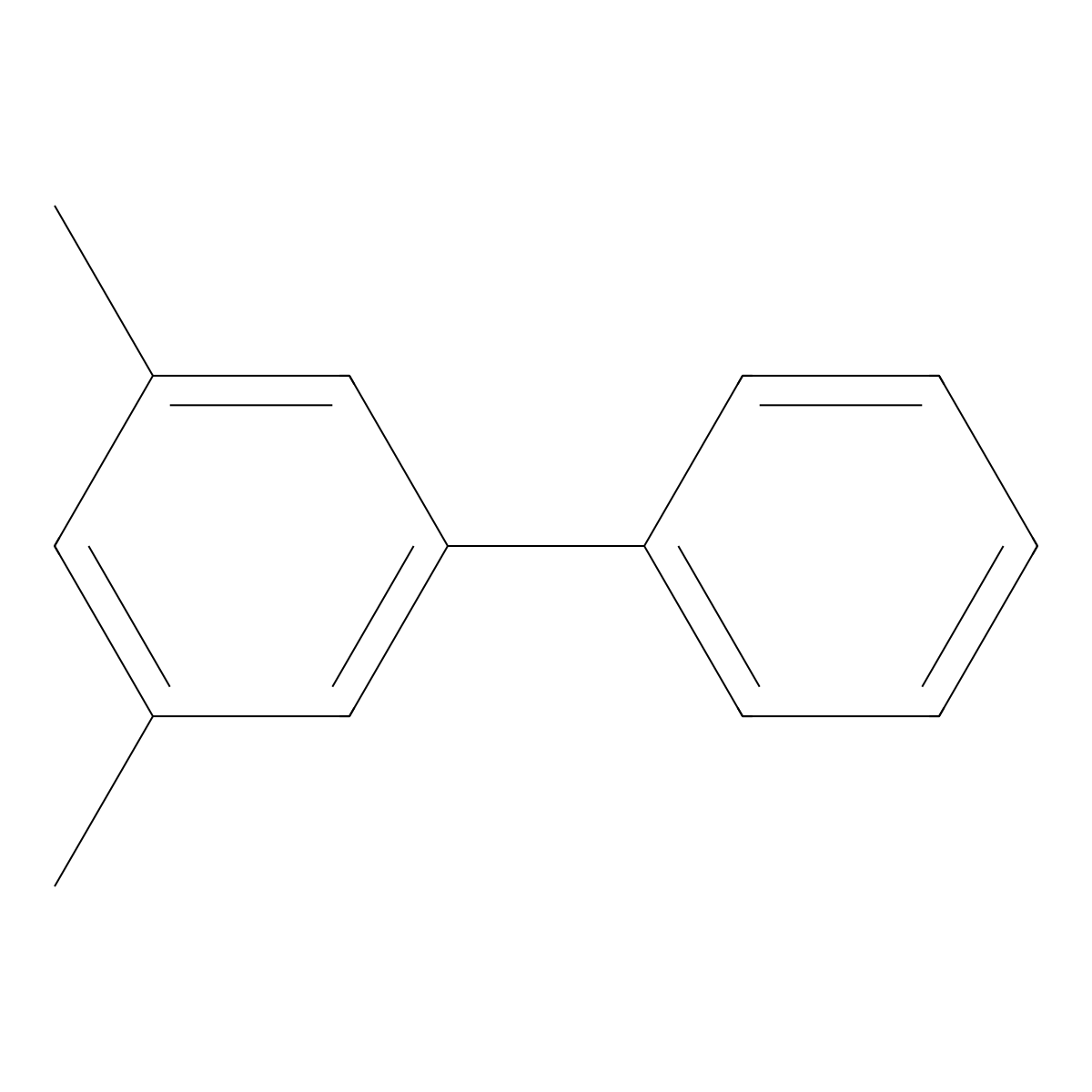 3,5-Dimethylbiphenyl molecular structure, CAS 17057-88-4