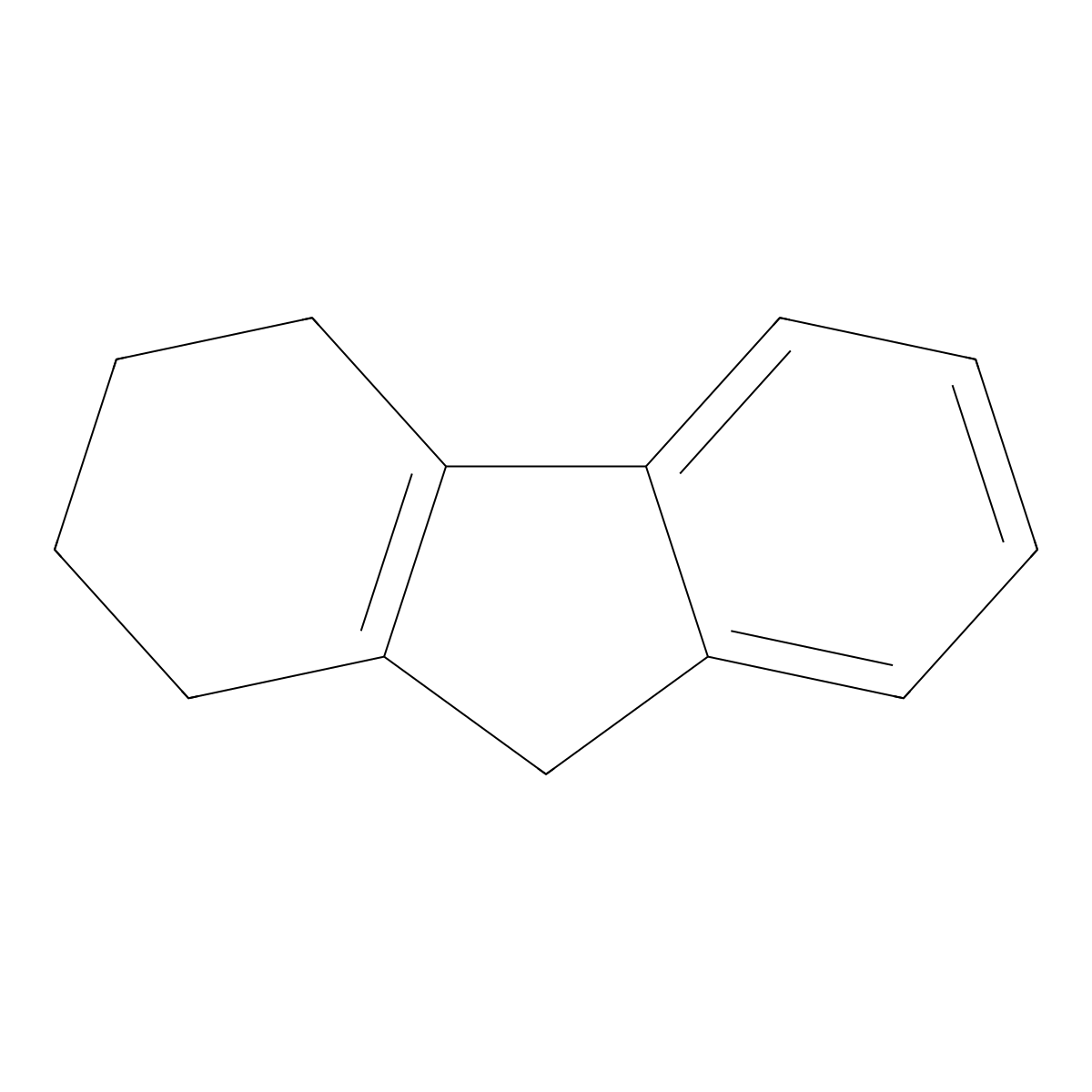2,3,4,9-Tetrahydro-1H-fluorene molecular structure, CAS 17057-95-3