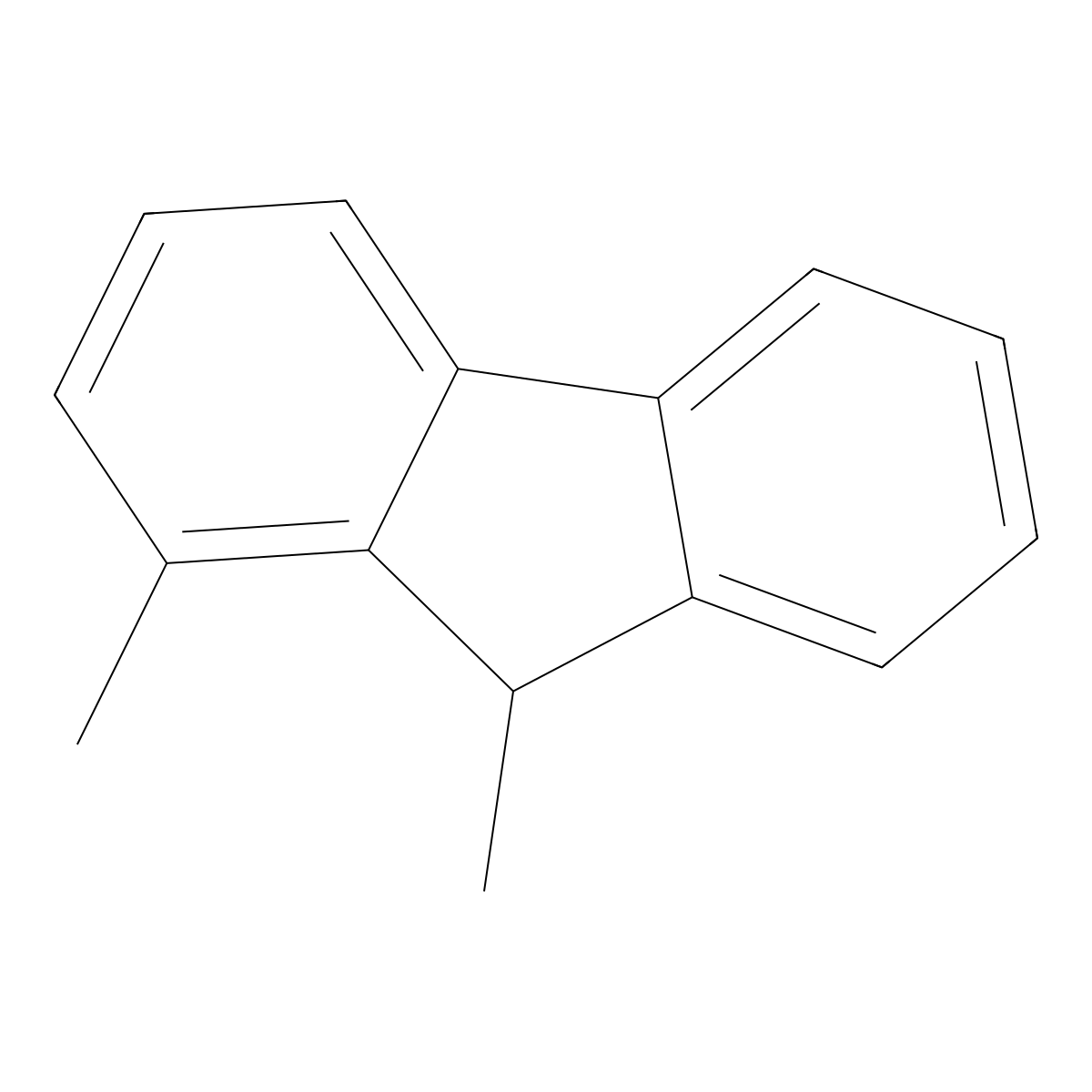 1,9-Dimethylfluorene molecular structure, CAS 17057-98-6
