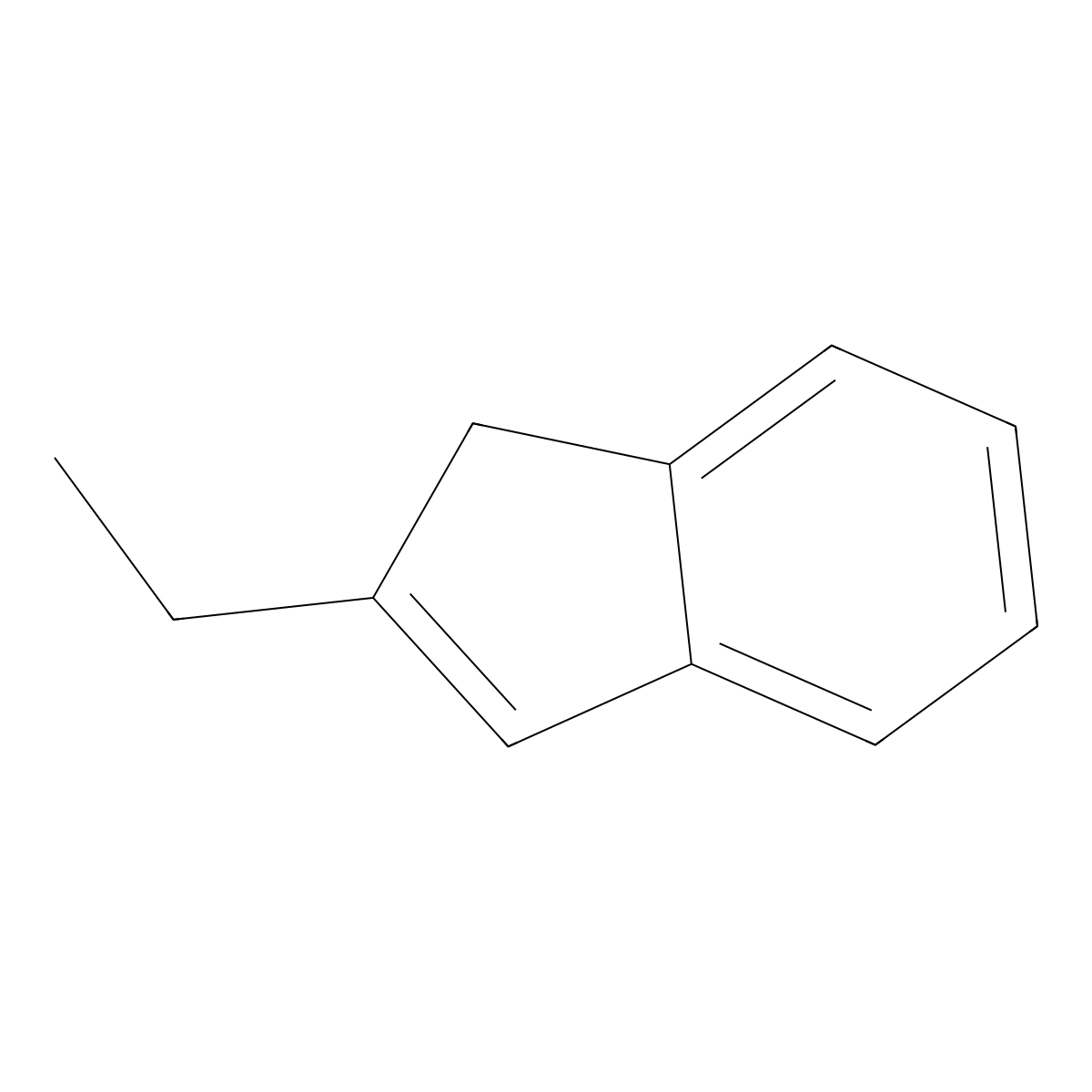 2-Ethyl-1h-indene molecular structure, CAS 17059-50-6