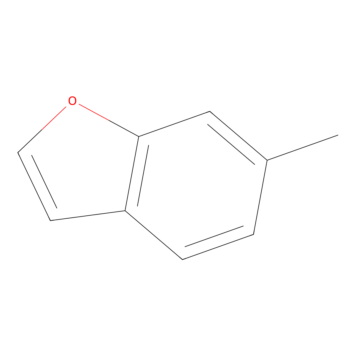 6-Methylbenzofuran molecular structure, CAS 17059-51-7