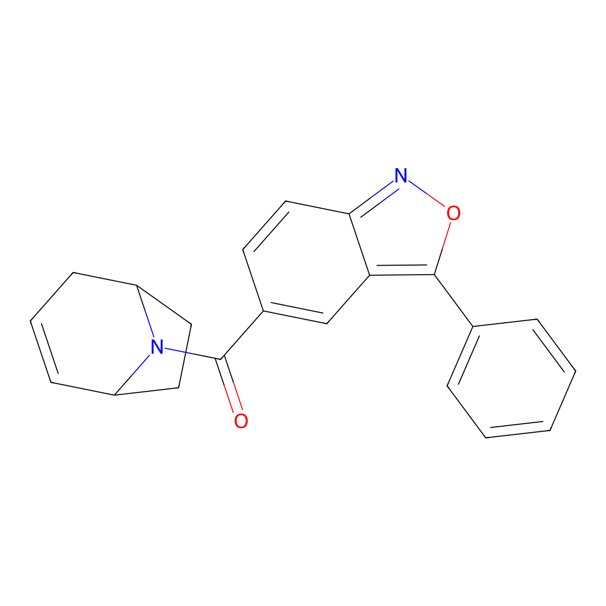 (1R,5S)-8-azabicyclo[3.2.1]oct-2-en-8-yl(3-phenylbenzo[c]isoxazol-5-yl)methanone molecular structure, CAS 1705934-30-0