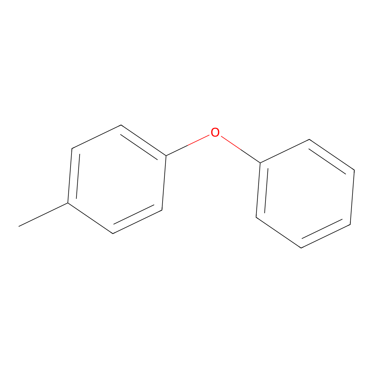p-Phenoxytoluene molecular structure, CAS 1706-12-3