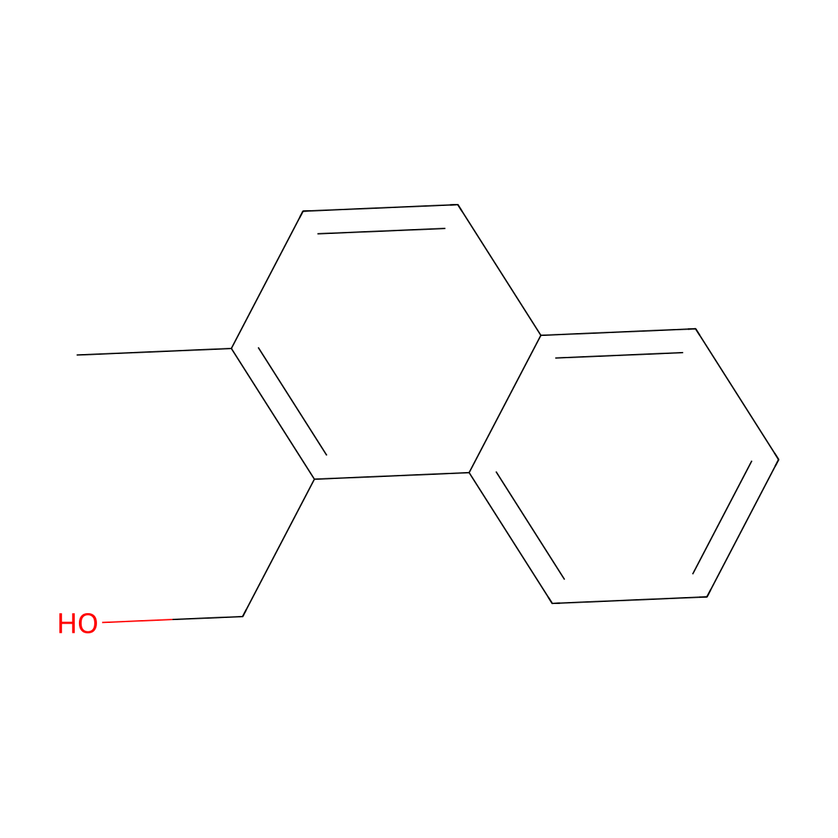 (2-Methylnaphthalen-1-yl)methanol molecular structure, CAS 1706-15-6