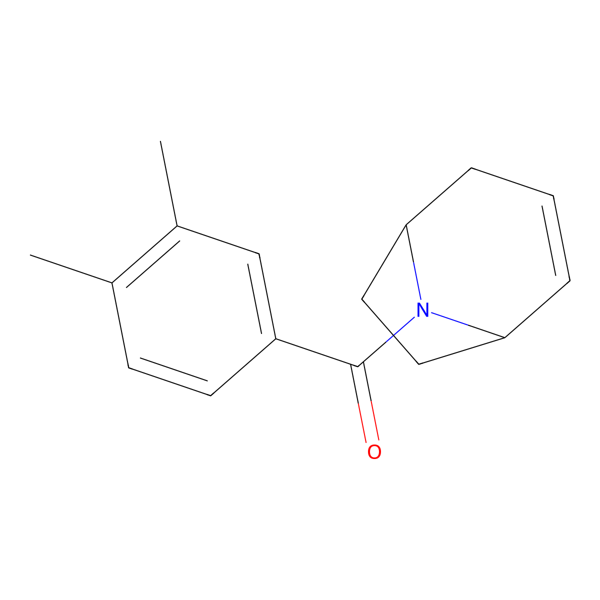 (1R,5S)-8-azabicyclo[3.2.1]oct-2-en-8-yl(3,4-dimethylphenyl)methanone molecular structure, CAS 1706078-74-1