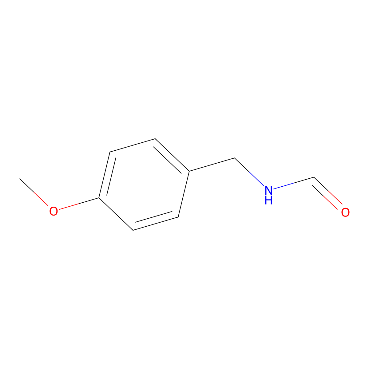 N-(4-methoxybenzyl)formamide molecular structure, CAS 17061-63-1