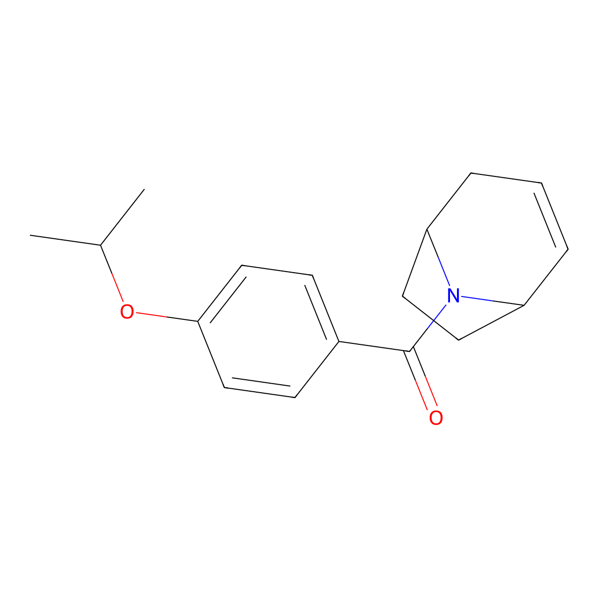 8-[4-(Propan-2-yloxy)benzoyl]-8-azabicyclo[3.2.1]oct-2-ene molecular structure, CAS 1706287-35-5