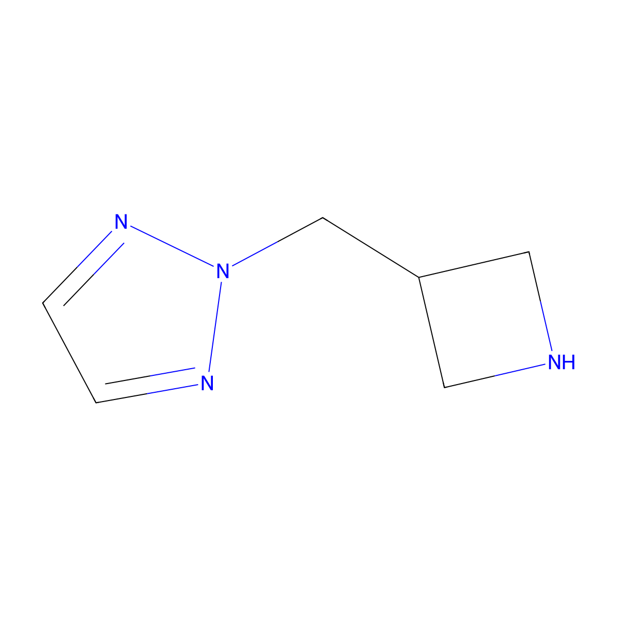 2-[(Azetidin-3-yl)methyl]-2H-1,2,3-triazole molecular structure, CAS 1706429-03-9
