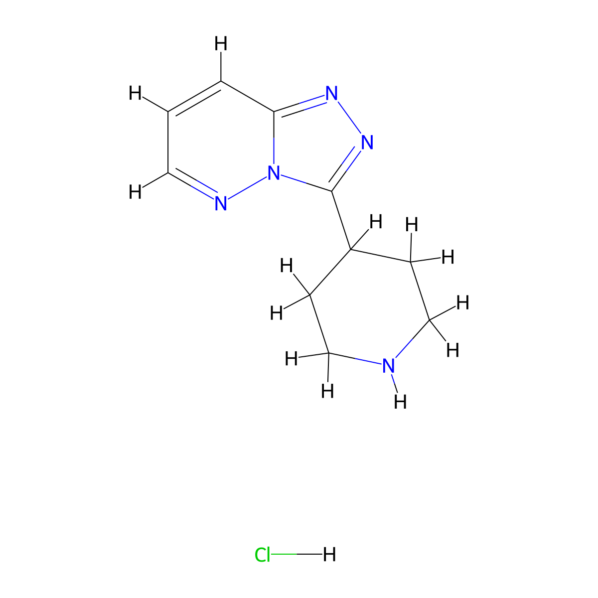 4-{[1,2,4]Triazolo[4,3-b]pyridazin-3-yl}piperidine hydrochloride molecular structure, CAS 1706431-27-7