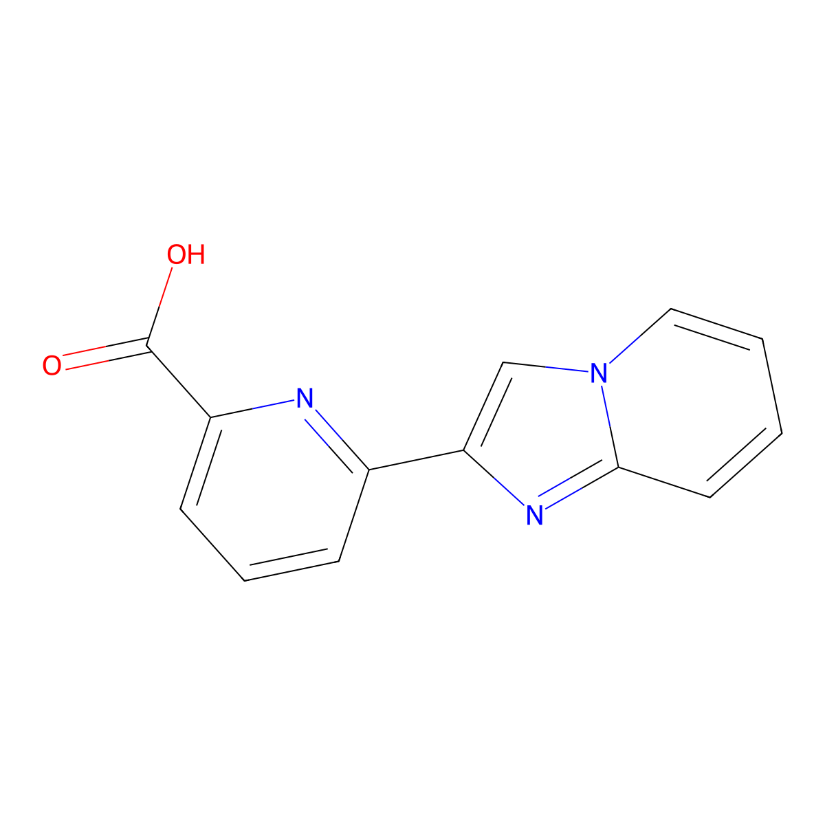 6-{Imidazo[1,2-a]pyridin-2-yl}pyridine-2-carboxylic acid molecular structure, CAS 1706431-70-0