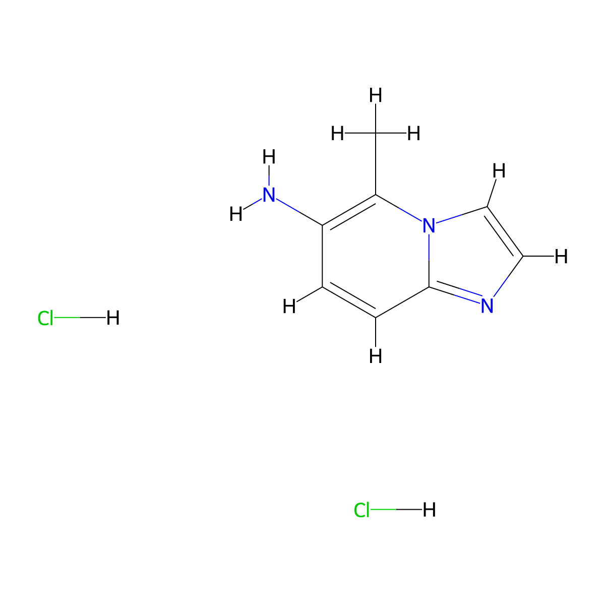 5-Methylimidazo[1,2-a]pyridin-6-amine dihydrochloride molecular structure, CAS 1706432-03-2