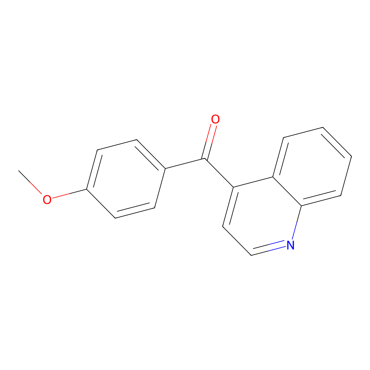 4-(4-Methoxybenzoyl)quinoline molecular structure, CAS 1706435-78-0