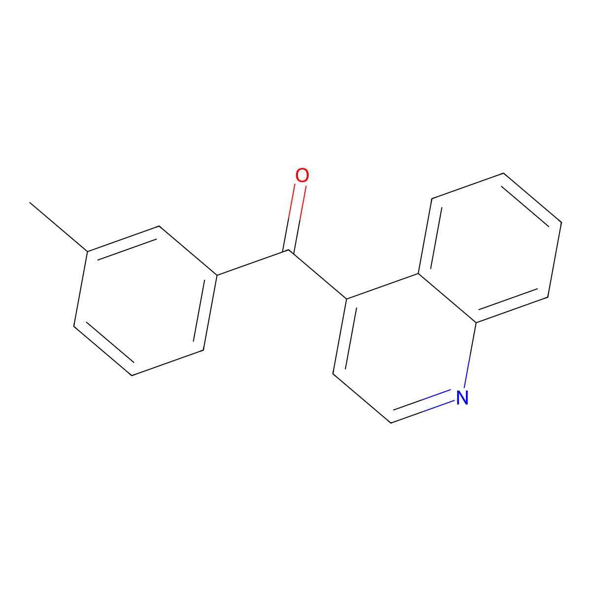 4-(3-Methylbenzoyl)quinoline molecular structure, CAS 1706436-11-4