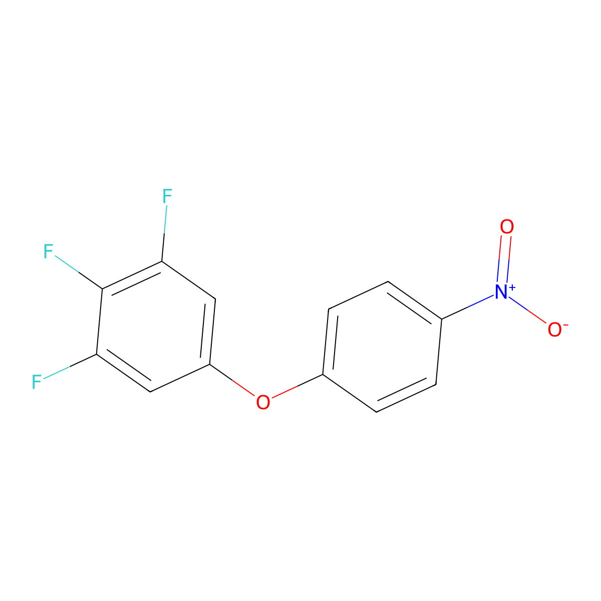 1,2,3-Trifluoro-5-(4-nitrophenoxy)benzene molecular structure, CAS 1706437-46-8
