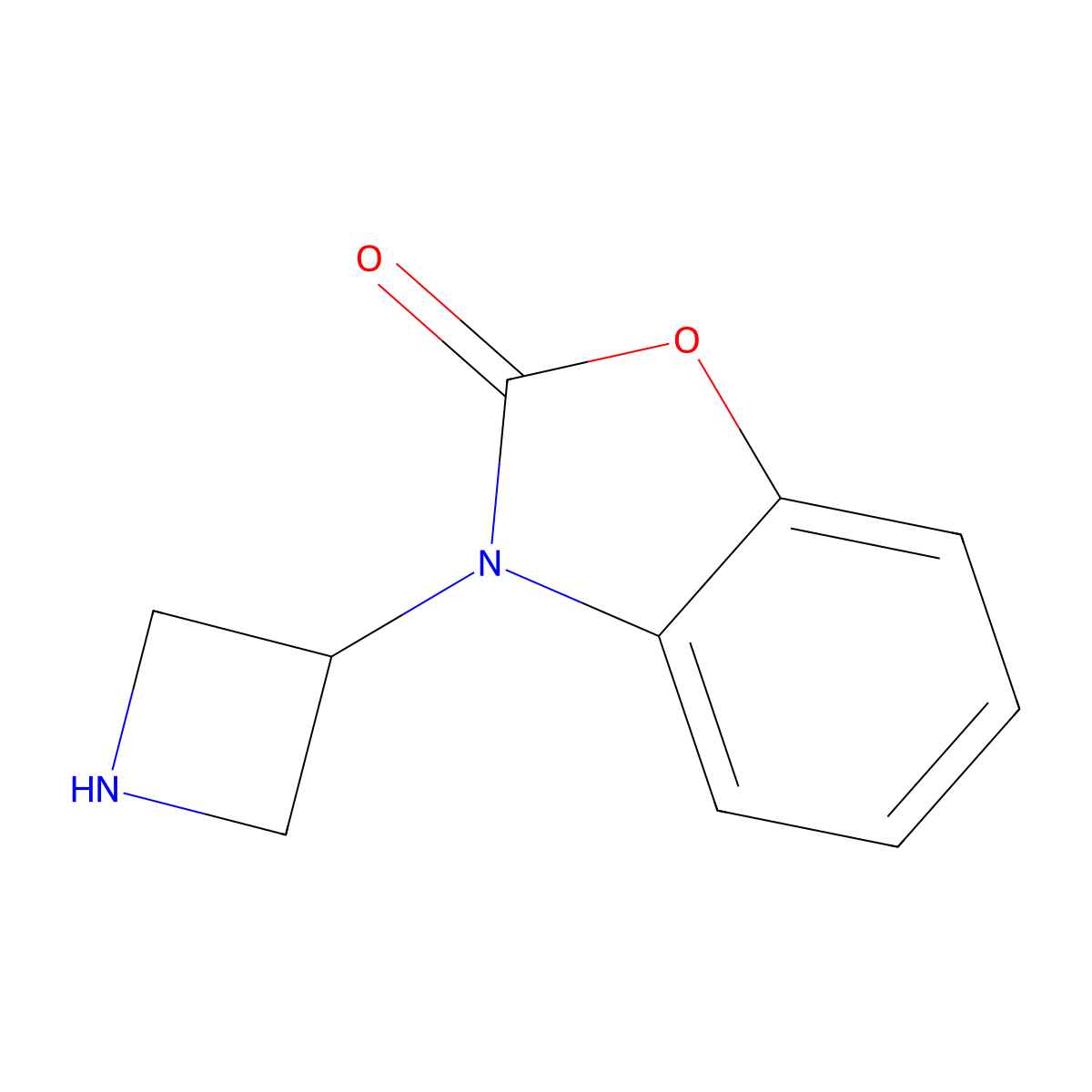 3-(Azetidin-3-yl)-2,3-dihydro-1,3-benzoxazol-2-one molecular structure, CAS 1706440-92-7