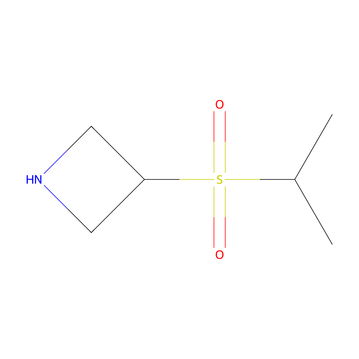 3-(Propane-2-sulfonyl)azetidine molecular structure, CAS 1706441-33-9