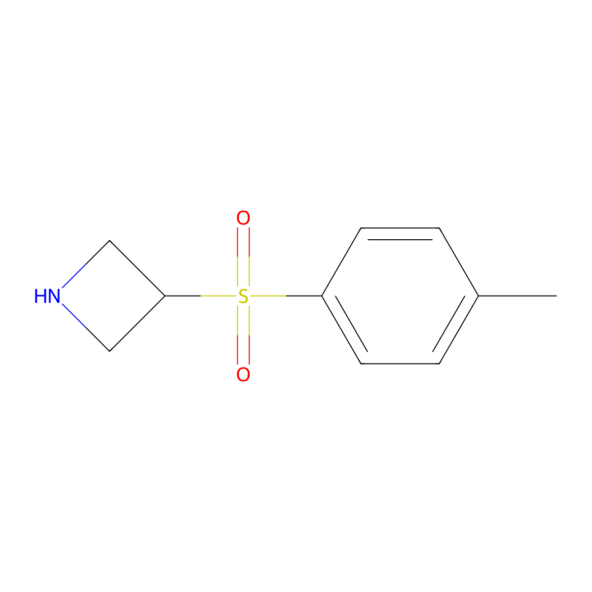3-(4-Methylbenzenesulfonyl)azetidine molecular structure, CAS 1706441-48-6