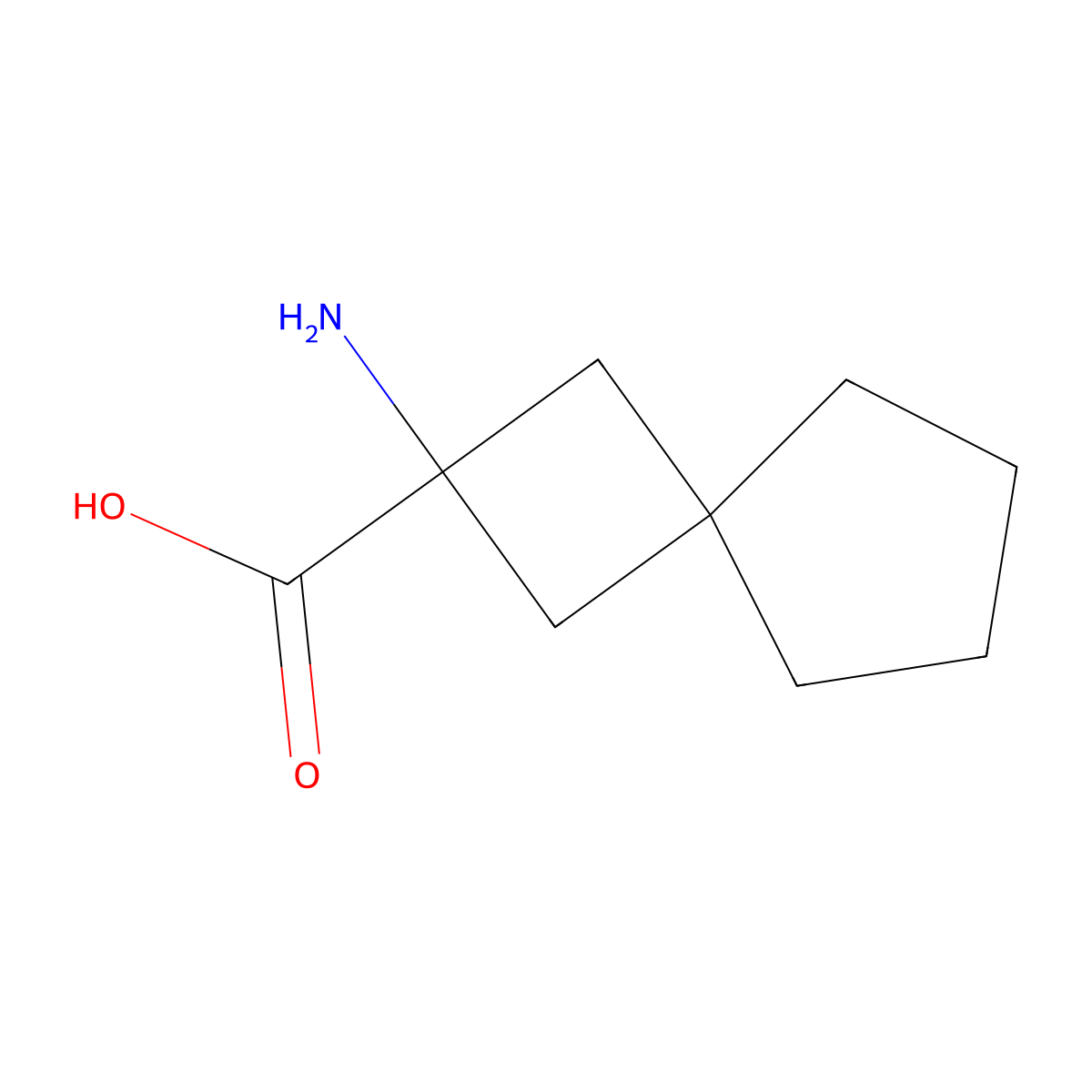 2-Aminospiro[3.4]octane-2-carboxylic acid molecular structure, CAS 1706443-01-7