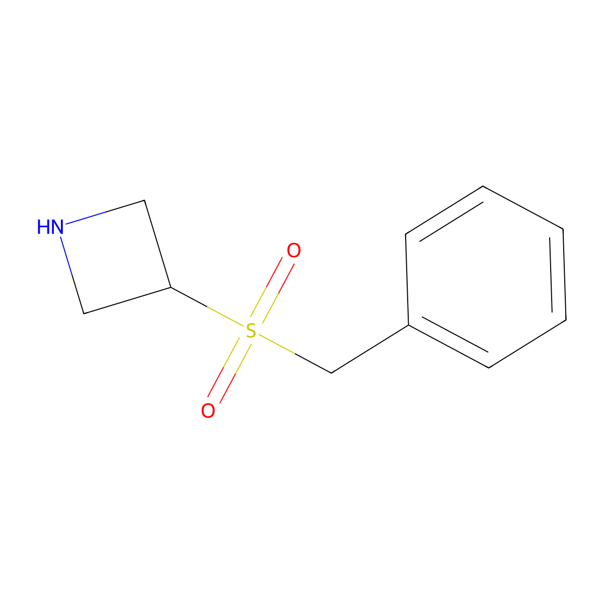 3-Phenylmethanesulfonylazetidine molecular structure, CAS 1706448-61-4