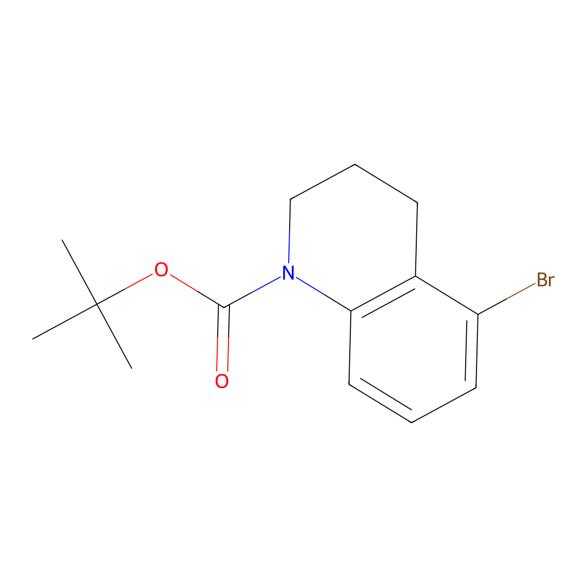 tert-Butyl 5-bromo-3,4-dihydroquinoline-1(2H)-carboxylate molecular structure, CAS 1706449-47-9