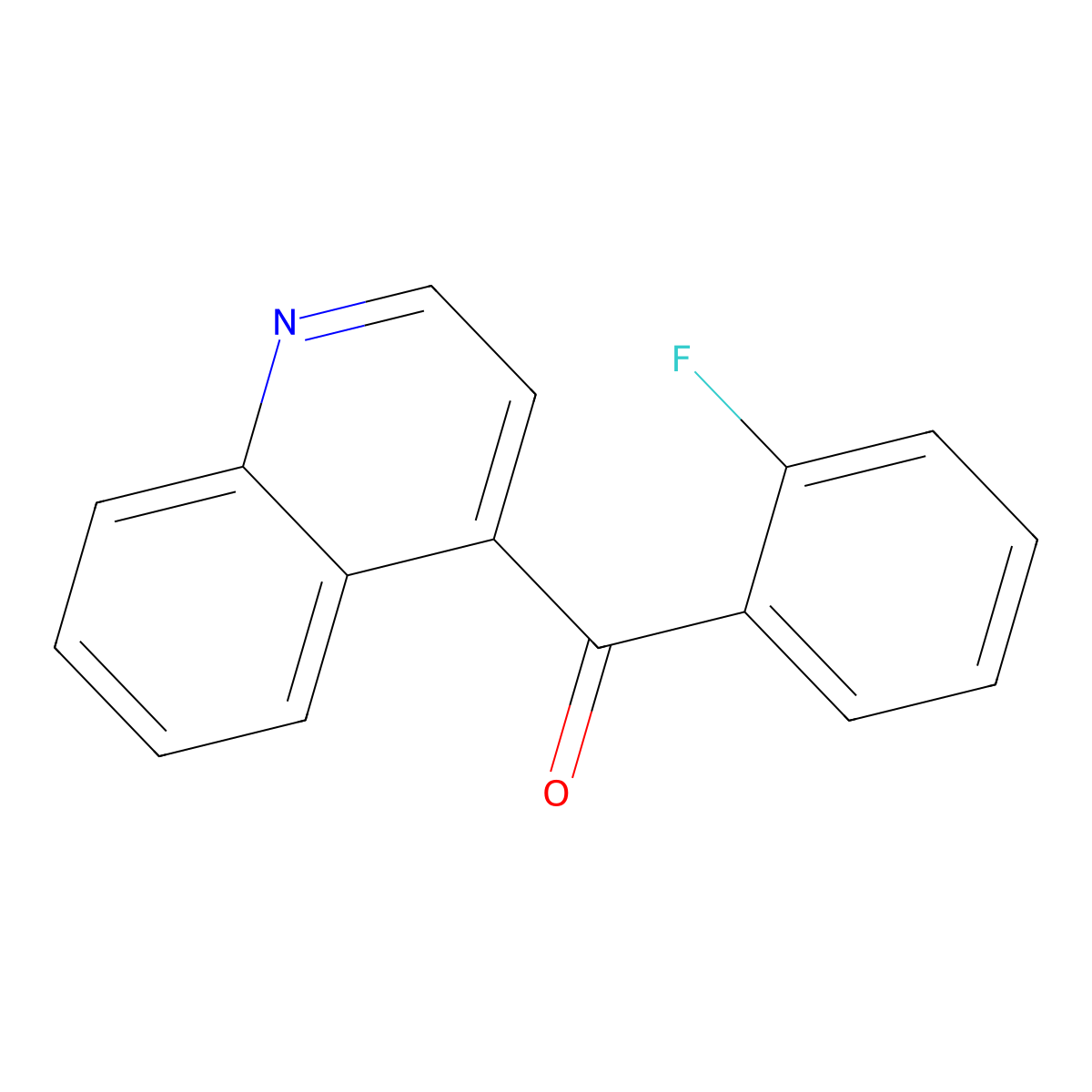 4-(2-Fluorobenzoyl)quinoline molecular structure, CAS 1706450-22-7